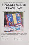 [NB12020] 3 Pocket Serger Travel Bag pattern