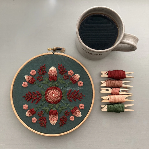 [4063WS] Evermore Red Embroidery Kit
