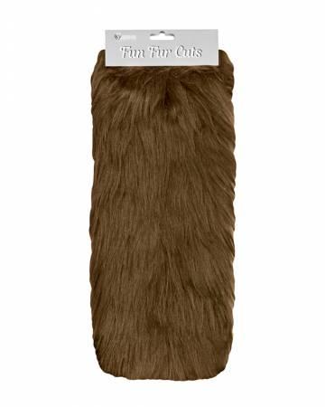 Fun Fur Cut 9x12 Long Pile Monkey Brown