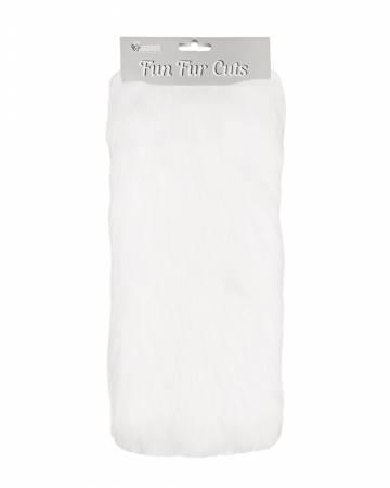 Fun Fur Cut 9x12 Long Pile Monkey White