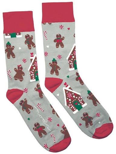 Gingerbread House Socks