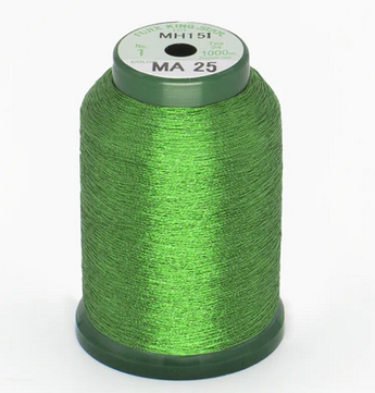 KingStar Metallic Thread Leaf Green MA 25