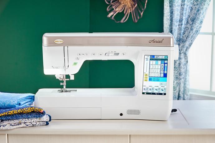 Aerial Sewing/Embroidery Machine
