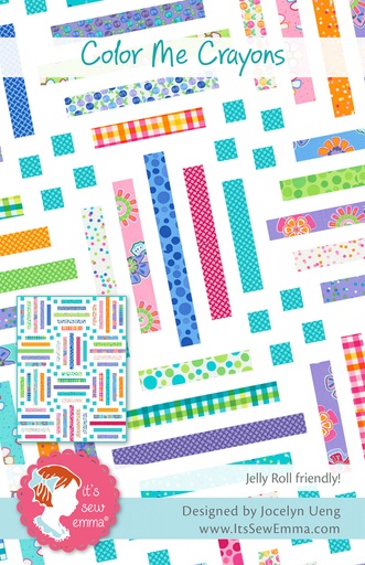 [ISE130] Color Me Crayons Pattern