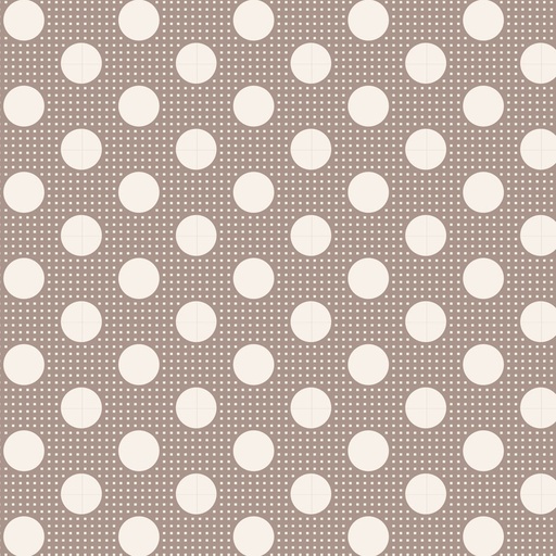 Tilda Chambray Medium Dots Grey