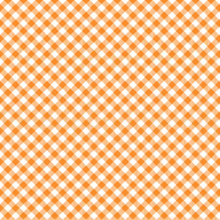 Small Bias Check Orange/White