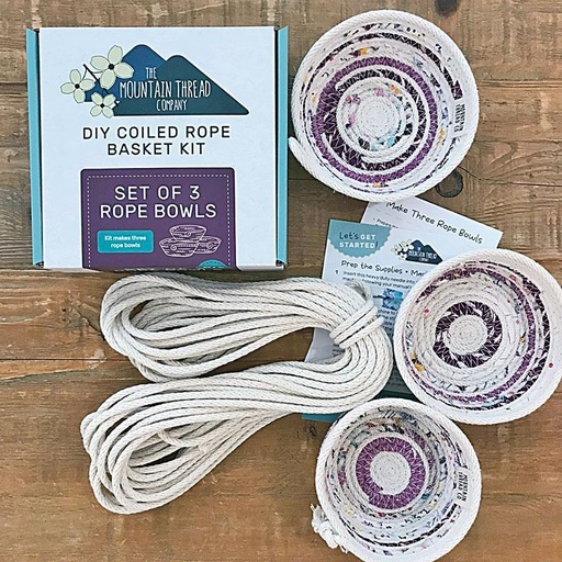 Coiled Rope Bowl Set