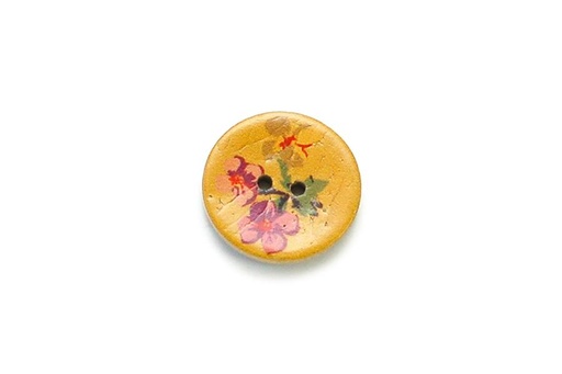 [BS1047C25] Coconut Floral Bunch Yellow Button BS1047C25