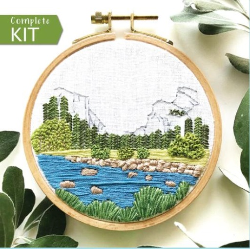 [YOSEVAL] Yosemite Valley Hand Embroidery Kit