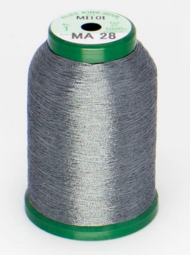 KingStar Metallic Thread Pewter MA 28
