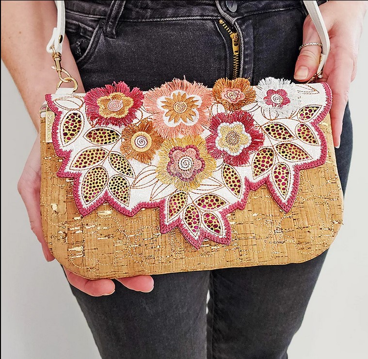 Reverse Applique Clutch