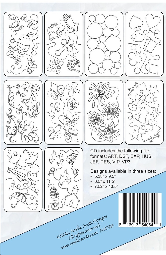 Edge to Edge Quilting Expansion Pack 6