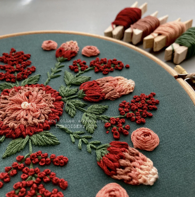 Evermore Red Embroidery Kit