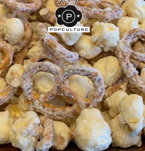 Popculture Popcorn White Chocolate Preztel