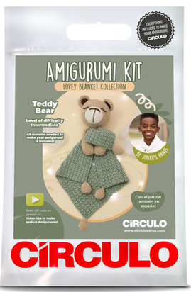 Blanket Teddy Bear Amigurumi Kit