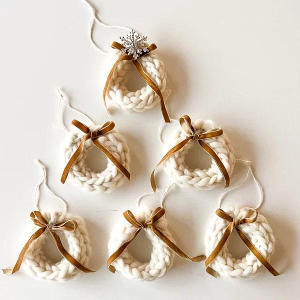 Wooly Wreath Ornament Kit