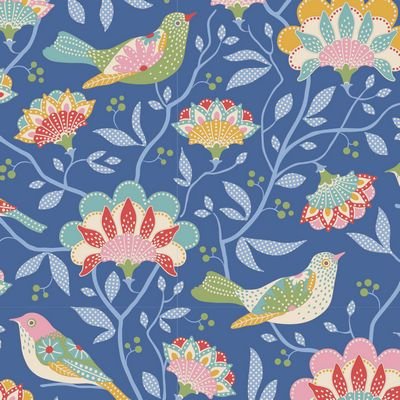 Tilda Jubilee Bird Tree Blue