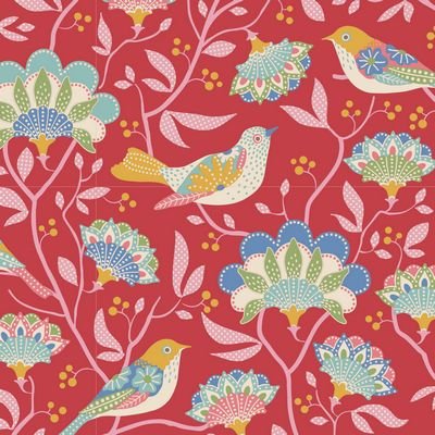 Tilda Jubilee Bird Tree Red