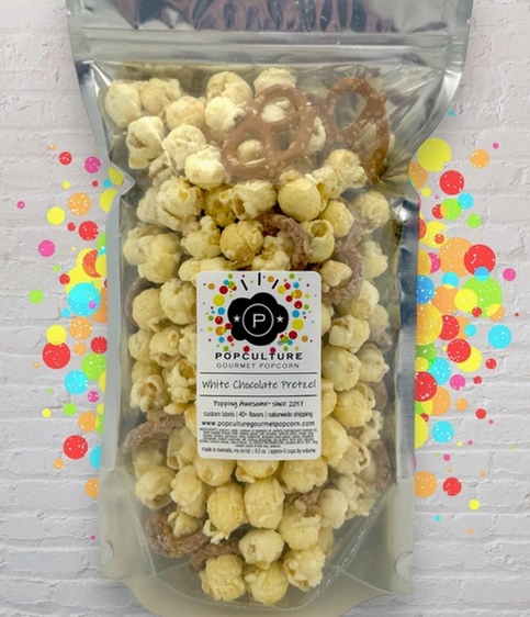 Popculture Popcorn White Chocolate Preztel