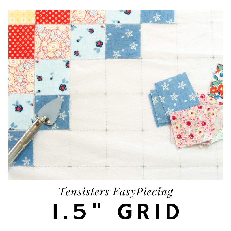 Tensisters EasyPiecing 1.5" Finished  Grid