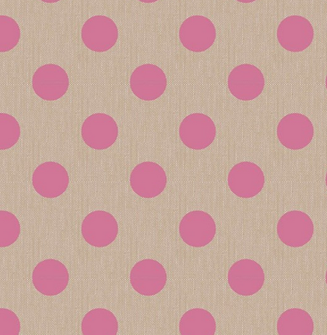 Tilda Chambray Dots Pink