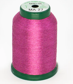 KingStar Metallic Thread Fushia MA 27