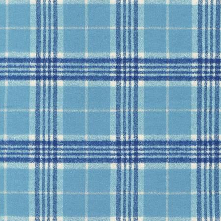 Mammoth Flannel Plaid Bluejay