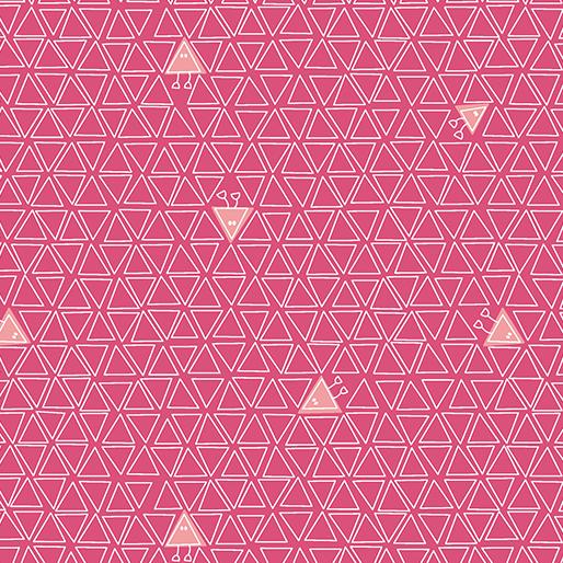 Robo Boogie Triangles Medium Fuchsia