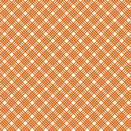 Hello Pumpkin Crisp Plaid Orange