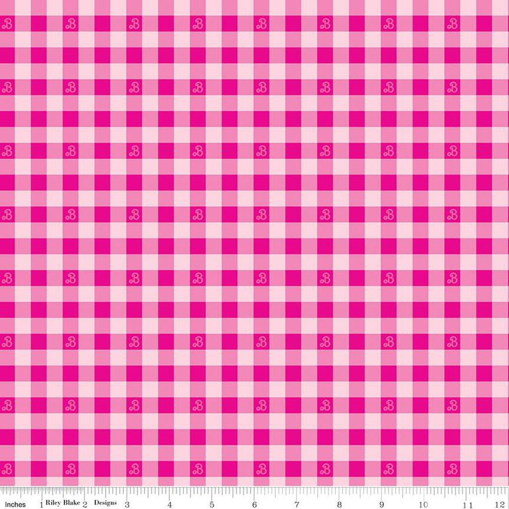 Barbie World Barbie Gingham Hot Pink