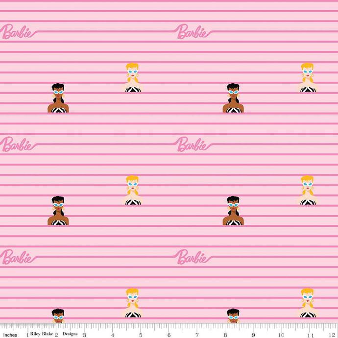 Barbie World Barbie Stripe Pink