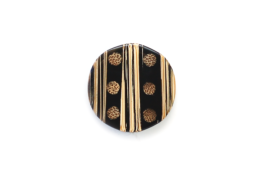 Bamboo Circles Button BK0665W30