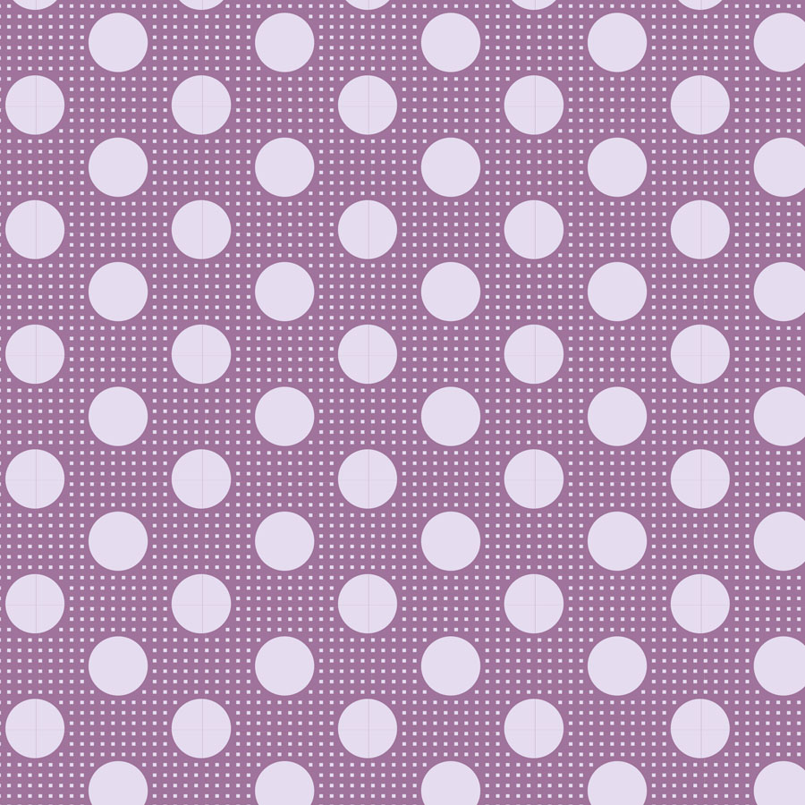 Tilda Chambray Medium Dots Lilac