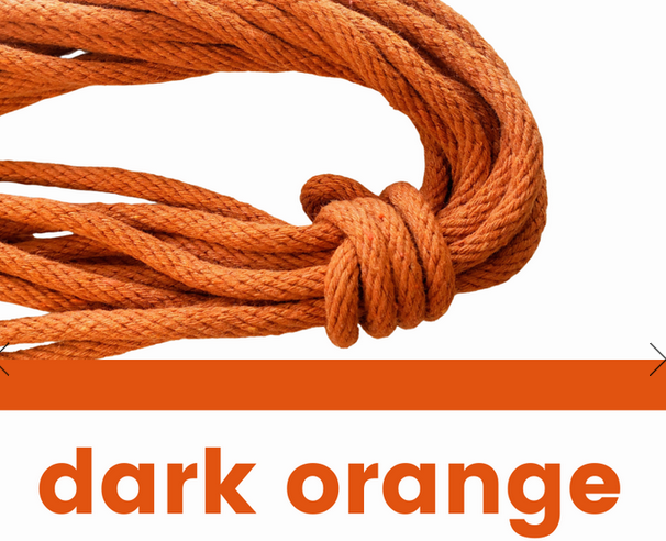 3/16" Braid Dark Orange Rope