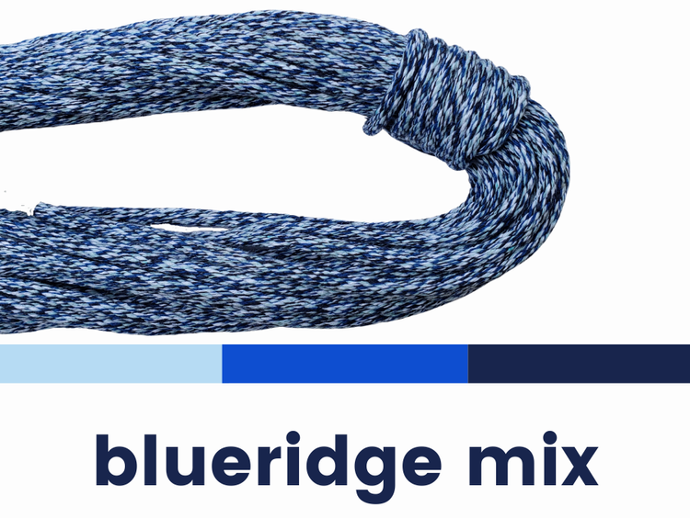 3/16" Braid Blue Mix