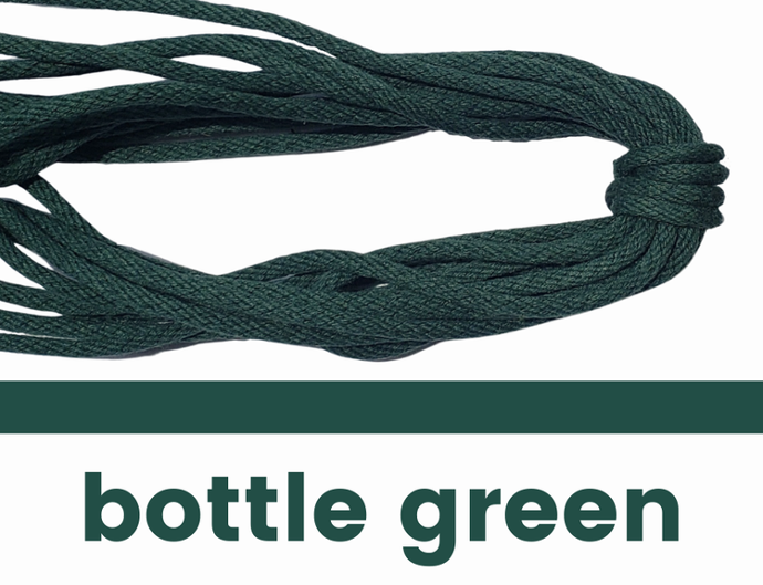 3/16" Braid Bottle Green Rope