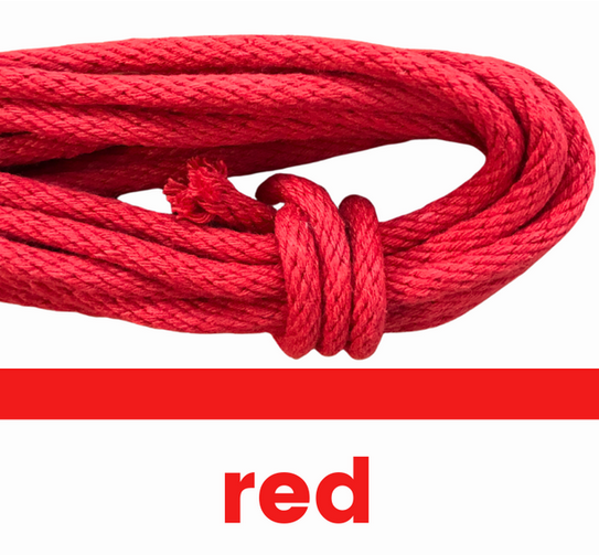 3/16" Braid Red Rope