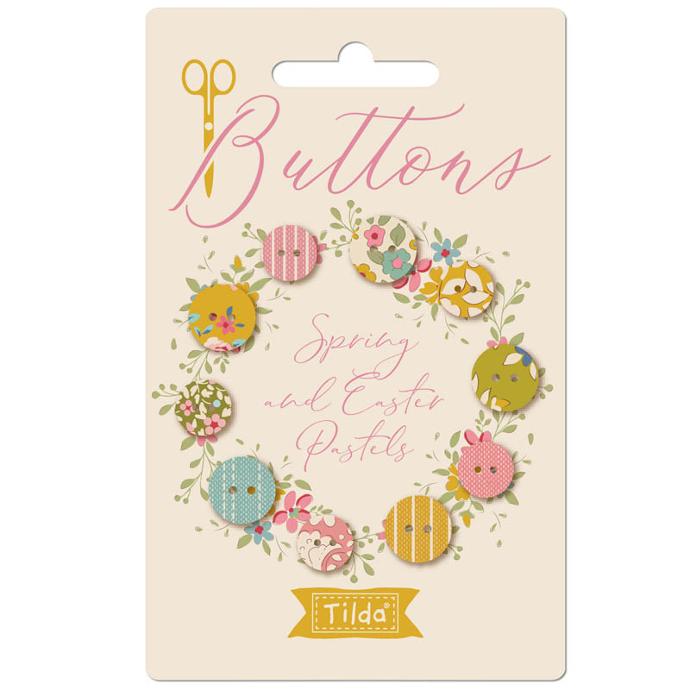 Tilda Spring and Easter Pastels Buttons