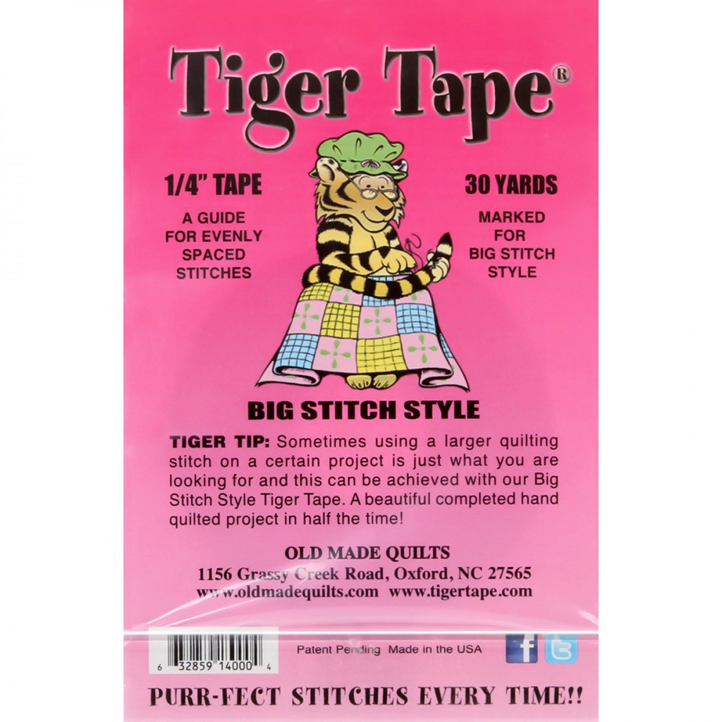 Tiger Tape Big Stitch Style