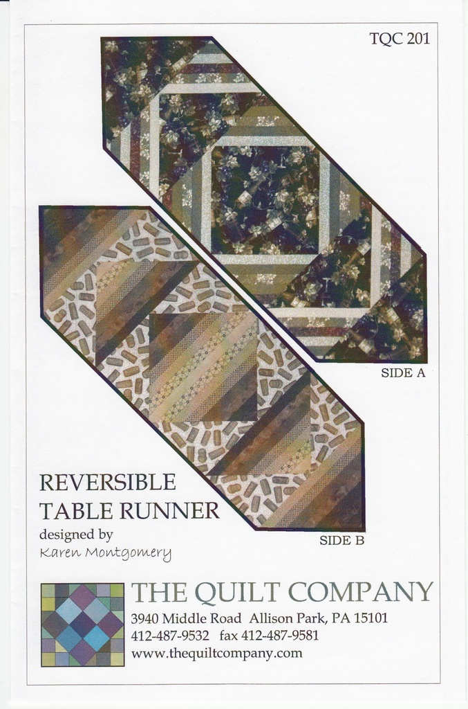 Reversible Table Runner Pattern