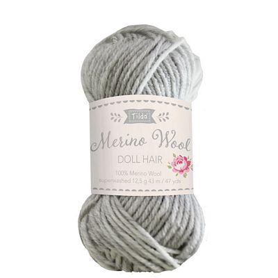 Tilda Yarn for Doll Hair   Fog