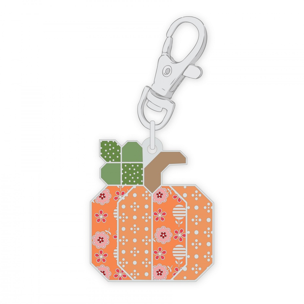 Pumpkin Enamel Charm