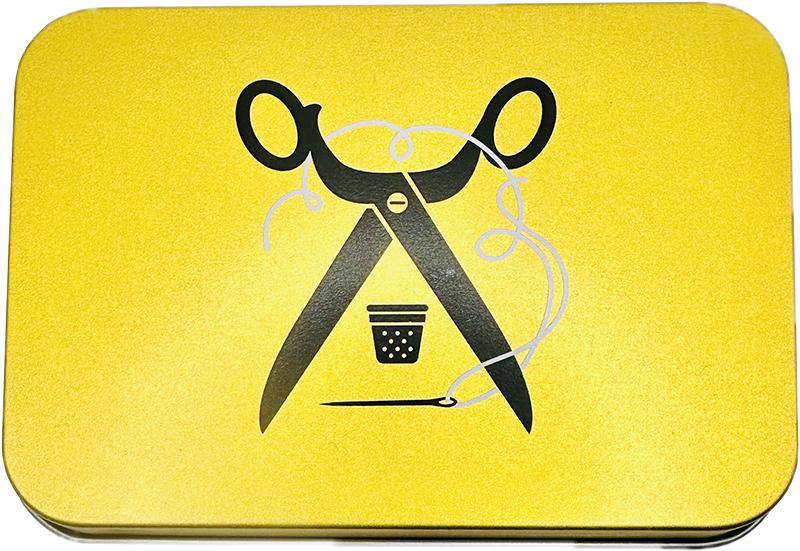 Scissors & Stitches Tin