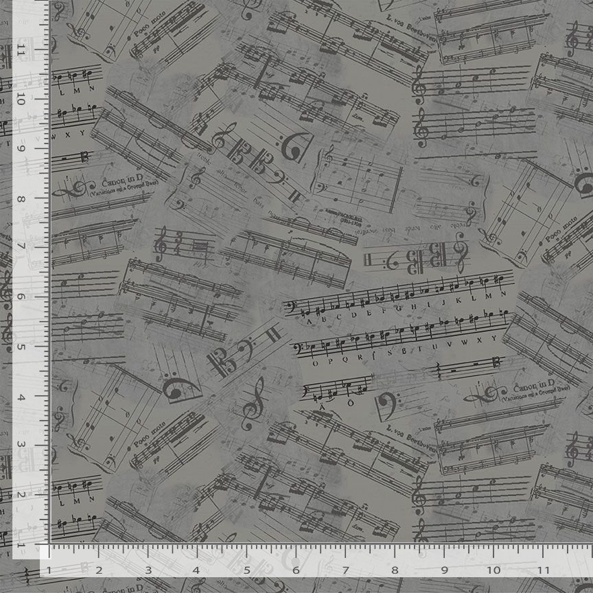 Sonata Musical Scales Grey