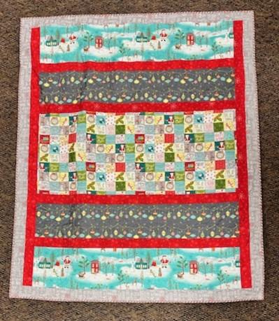 Terri's Christmas Stripe Quilt