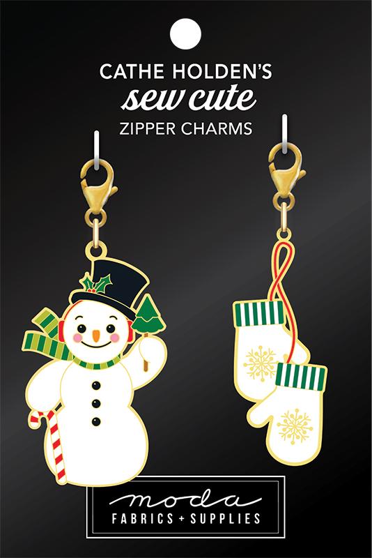 Snowman & Mitten Zipper Charm