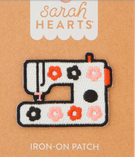 Daisy Sewing Machine Iron-On Patch