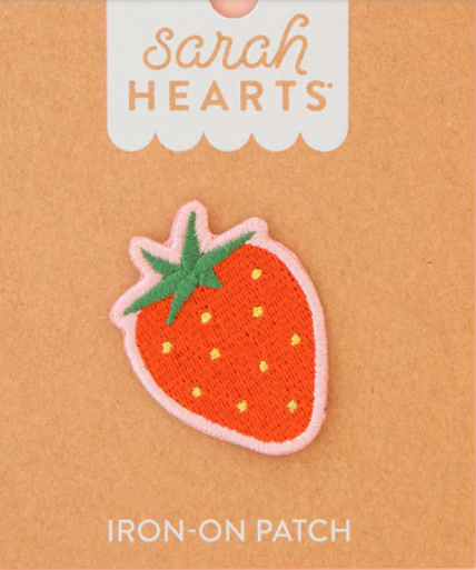 Strawberry Iron-On Patch