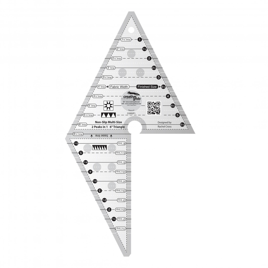 2 Peaks in 1- 6" Triangle