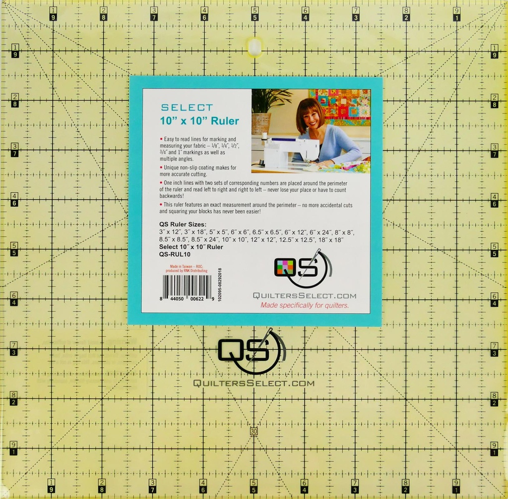 Quilters Select 10.5" x10.5"